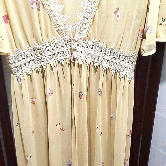 Kimono Duster Shirt Dress Maxi - Picture 5 of 8